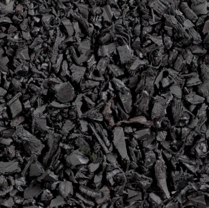 Onyx Black Rubber Mulch - Cornerstone Landscape Supply