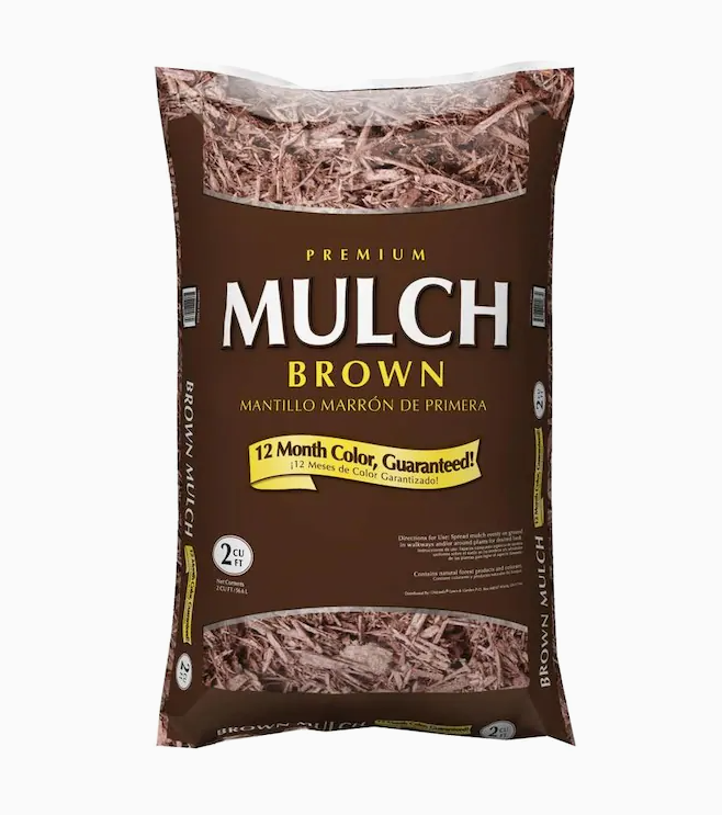 Premium 2-cu.ft Dark Brown Hardwood Mulch - Cornerstone Landscape Supply